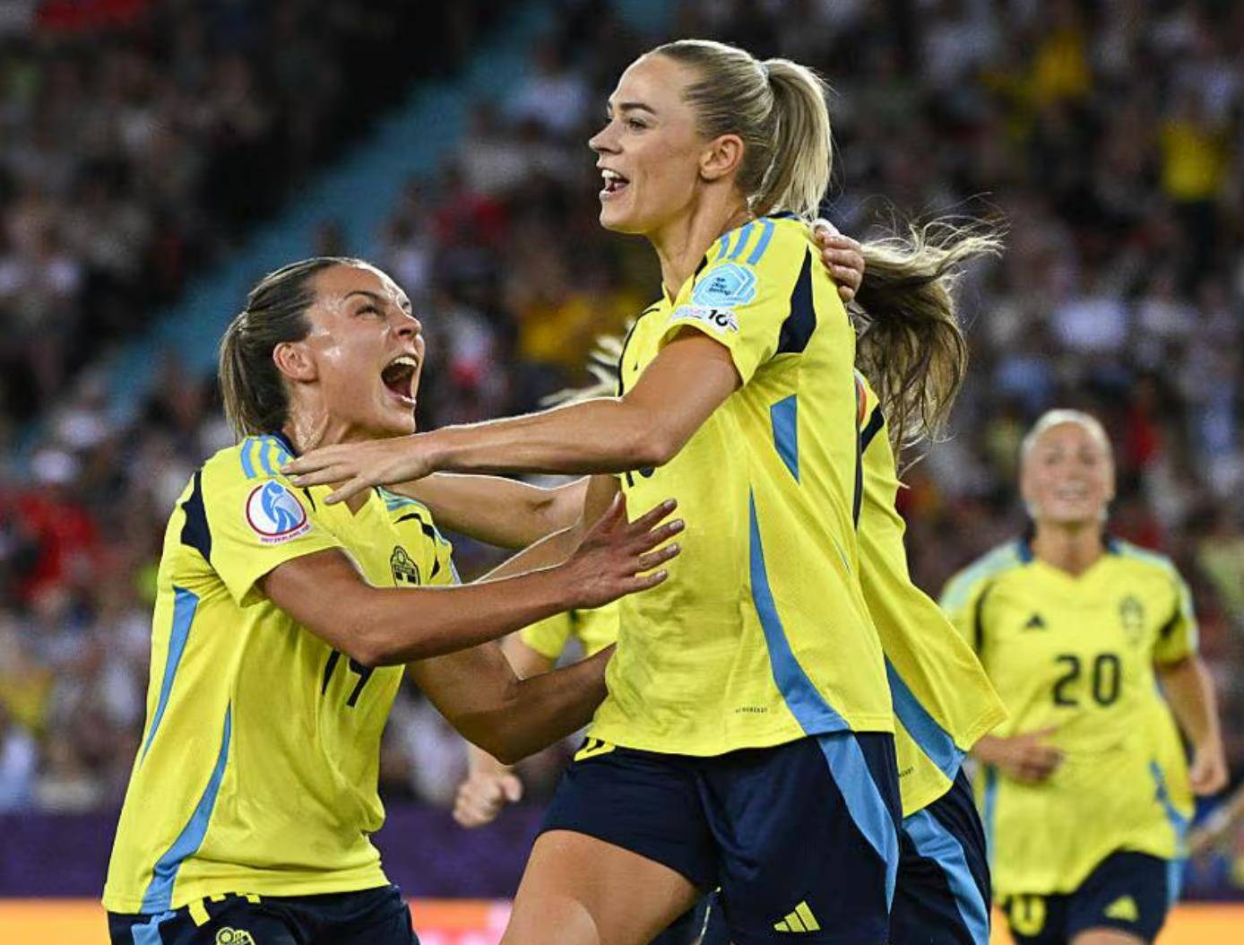 aoa体育活动-瑞典女足获胜，晋级决赛更进一步
